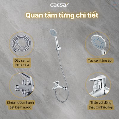 Sen tắm nóng lạnh Caesar S333C