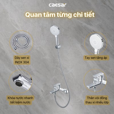 Sen tắm nóng lạnh Caesar S503C