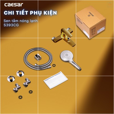 Sen tắm nóng lạnh Caesar S393CG