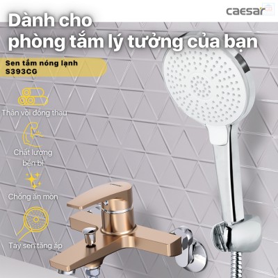 Sen tắm nóng lạnh Caesar S393CG