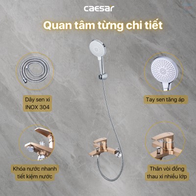 Sen tắm nóng lạnh Caesar S393CG