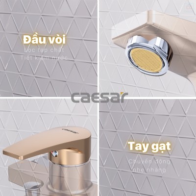 Sen tắm nóng lạnh Caesar S393CG