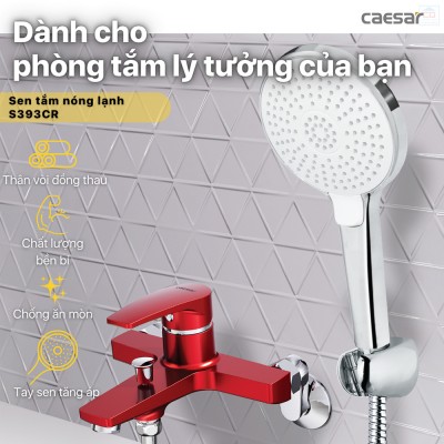 Sen tắm nóng lạnh Caesar S393CR