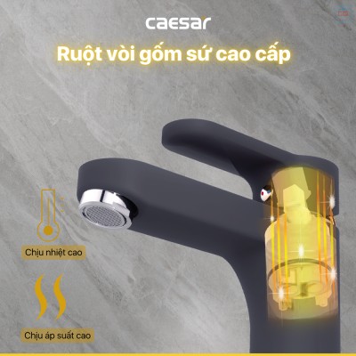 Vòi lavabo nóng lạnh Caesar B571CBU