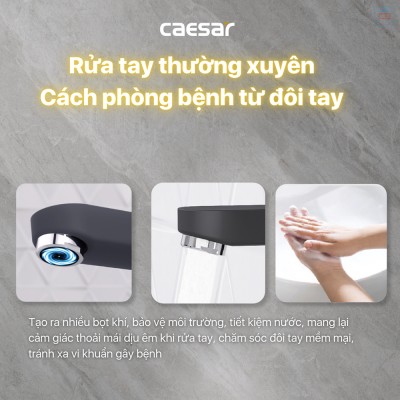 Vòi lavabo nóng lạnh Caesar B571CBU