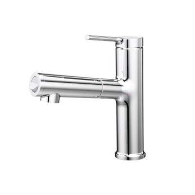 Vòi lavabo nóng lạnh dây rút Caesar B196C