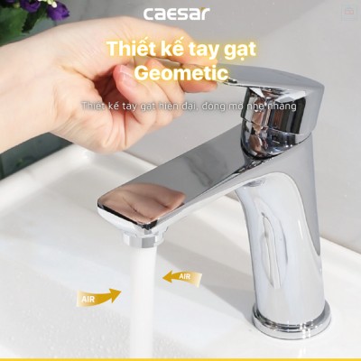 Vòi lavabo nóng lạnh Caesar B500CU