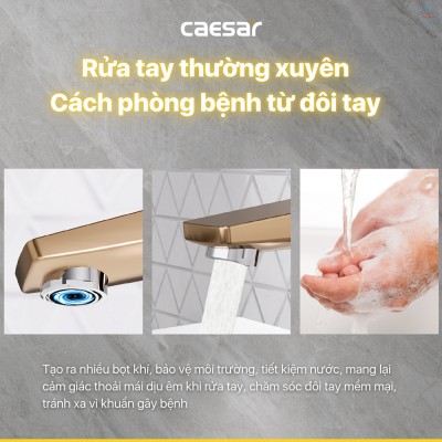 Vòi lavabo nóng lạnh Caesar B390CGU