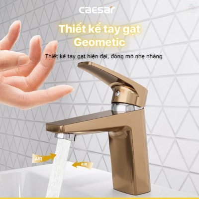 Vòi lavabo nóng lạnh Caesar B390CGU
