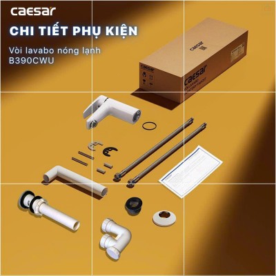 Vòi lavabo nóng lạnh Caesar B390CWU