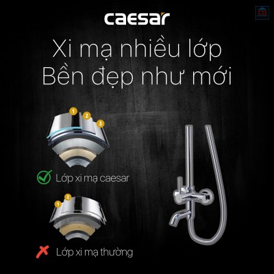 Sen tắm cây Caesar S338C nóng lạnh