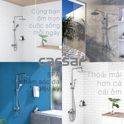 Sen tắm cây Caesar S338C nóng lạnh
