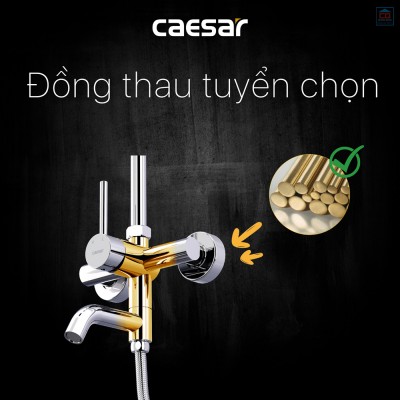 Sen tắm cây Caesar S338C nóng lạnh