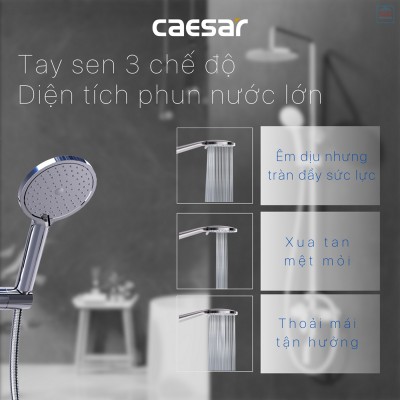 Sen tắm cây Caesar S338C nóng lạnh