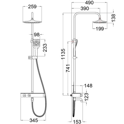 Sen tắm cây nhiệt độ Caesar S788CB