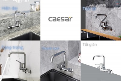 Vòi bếp nóng lạnh Caesar K527C