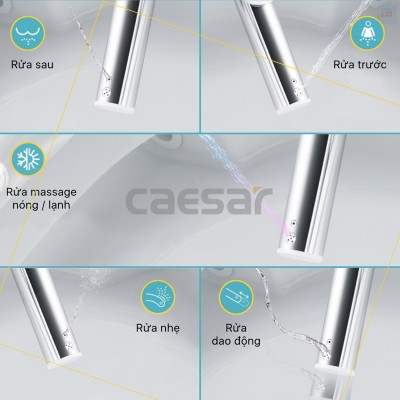 Nắp bồn cầu điện tử Caesar TAF610H