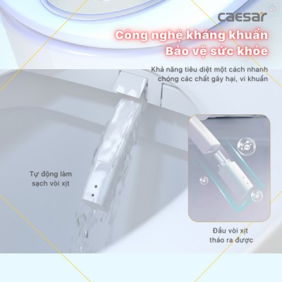 Nắp bồn cầu điện tử Caesar TAF710H