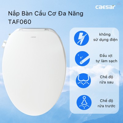 Nắp bồn cầu cơ Caesar TAF060