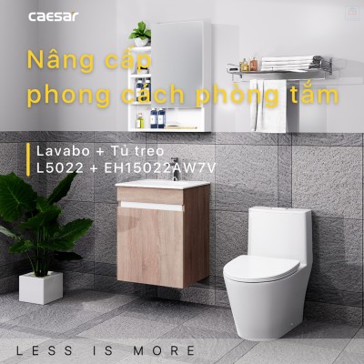 Bộ tủ chậu Caesar L5022 + EH15022AW7V