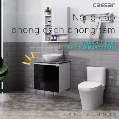 Bộ tủ chậu Caesar L5215 + EH46002ADV