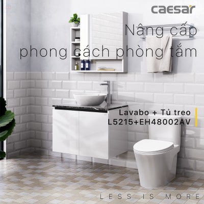 Bộ tủ chậu Caesar L5215 + EH48002AV