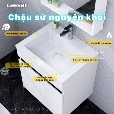 Bộ tủ chậu Caesar LF5017 + EH15017AV