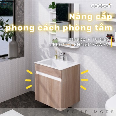 Bộ tủ chậu Caesar LF5017 + EH15017AW7V