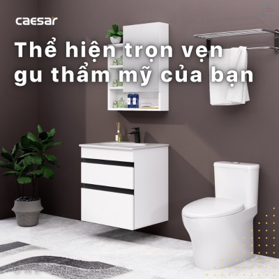 Bộ tủ chậu Caesar LF5024 + EH15024DDV