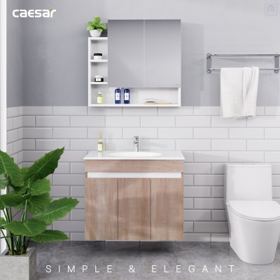 Bộ tủ chậu Caesar LF5026 + EH15026AW7V