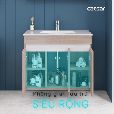 Bộ tủ chậu Caesar LF5026 + EH15026AW7V