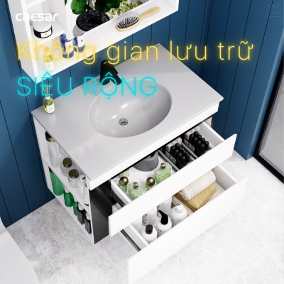 Bộ tủ chậu Caesar LF5026 + EH15026DDLV