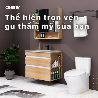 Bộ tủ chậu Caesar LF5026 + EH15026DDRW7V