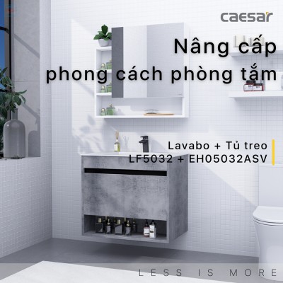 Bộ tủ chậu Caesar LF5032 + EH05032ASV