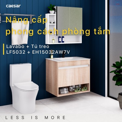 Bộ tủ chậu Caesar LF5032 + EH15032AW7V