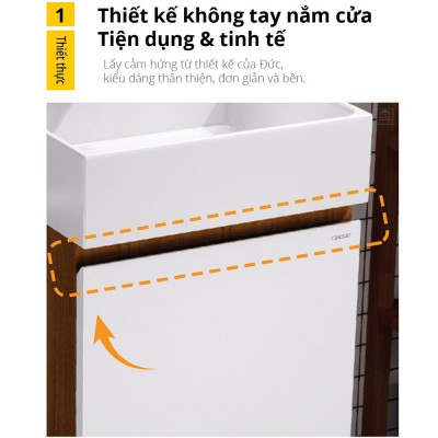 Bộ tủ chậu Caesar LF5253 + EH05253AWV