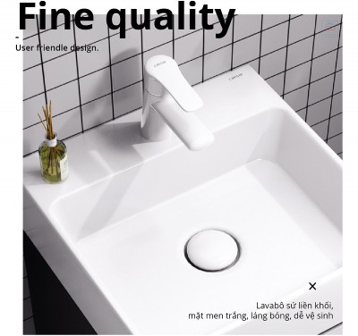 Bộ tủ chậu Caesar LF5257 + EH05257ATGV