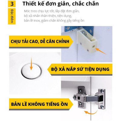 Bộ tủ chậu Caesar LF5257 + EH05257AV