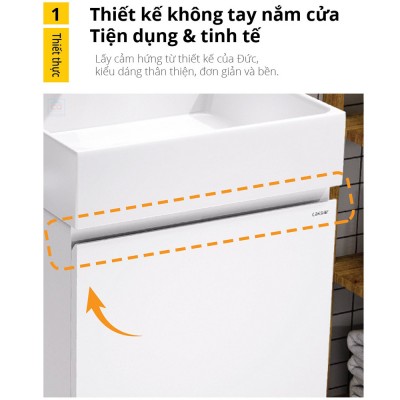 Bộ tủ chậu Caesar LF5257 + EH05257AV