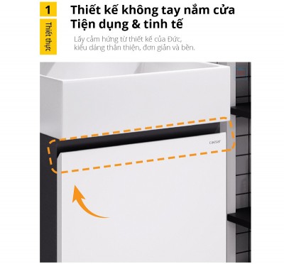 Bộ tủ chậu Caesar LF5259 + EH05259ATGV