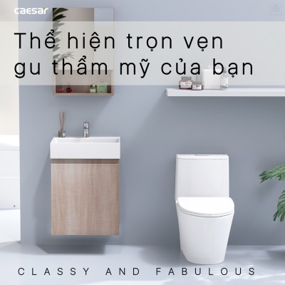 Bộ tủ chậu Caesar LF5259 + EH05259AW7V