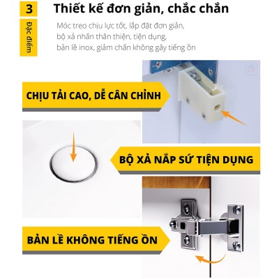 Bộ tủ chậu Caesar LF5259 + EH05259AWV