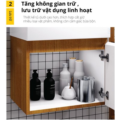 Bộ tủ chậu Caesar LF5259 + EH05259AWV