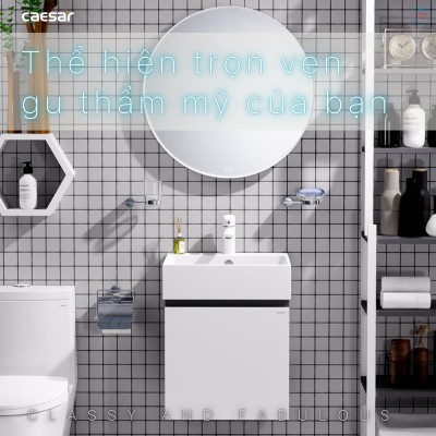 Bộ tủ chậu Caesar LF5261 + EH05261ATGV