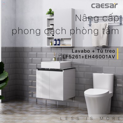 Bộ tủ chậu Caesar LF5261 + EH46001AV