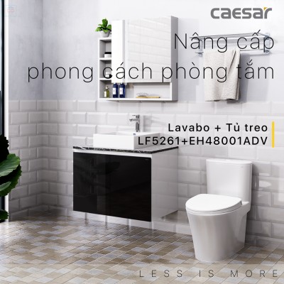 Bộ tủ chậu Caesar LF5261 + EH48001ADV