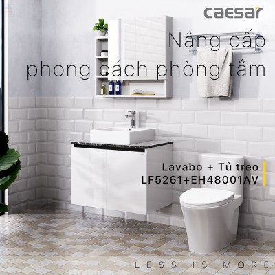Bộ tủ chậu Caesar LF5261 + EH48001AV