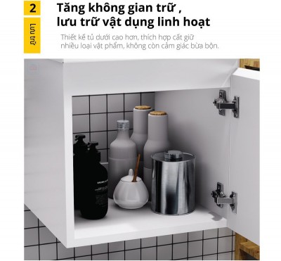 Bộ tủ chậu Caesar LF5263 + EH05263AV