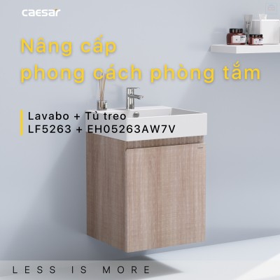 Bộ tủ chậu Caesar LF5263 + EH05263AW7V