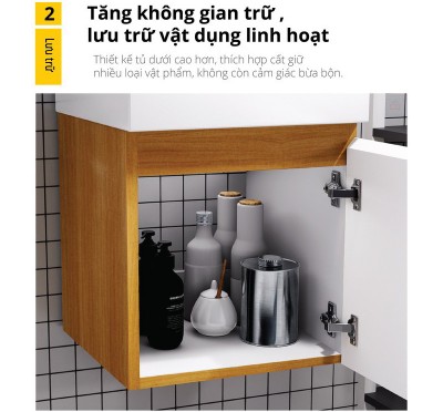 Bộ tủ chậu Caesar LF5263 + EH05263AWV